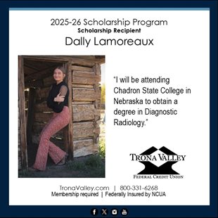 2025-26 Scholarship Program, Scholarship Recipient Dally Lamoreaux