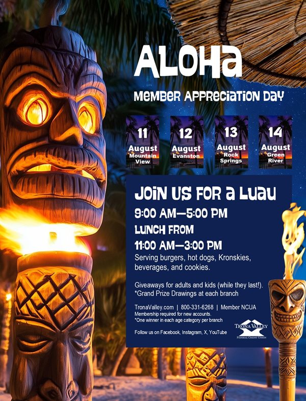 Aloha, Member Appreciation Day