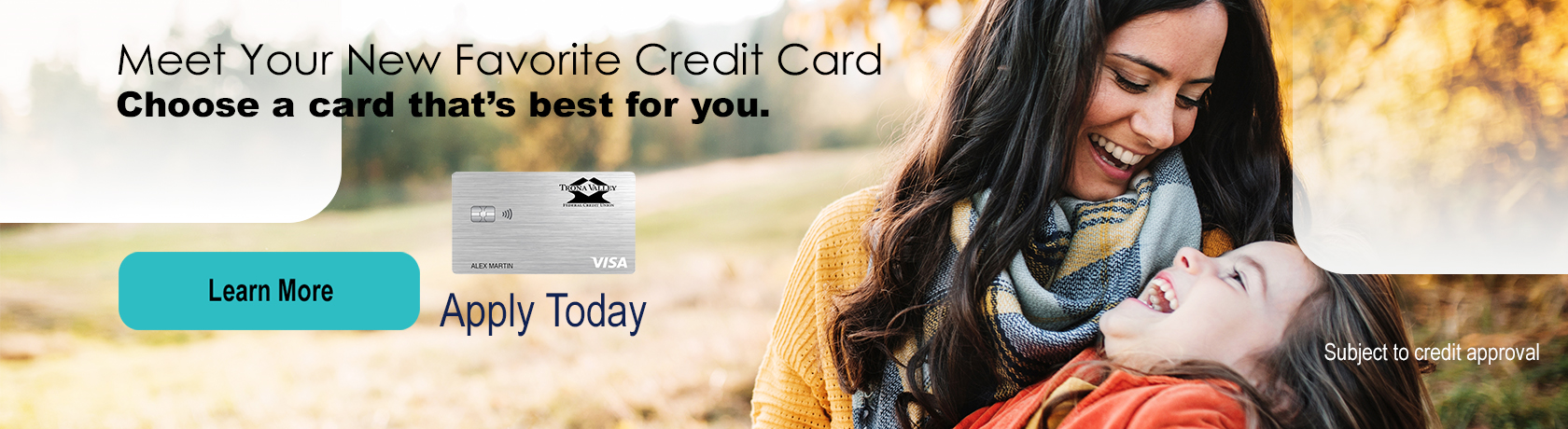 Meet your new favorite credit card. Choose a card that's best for you.